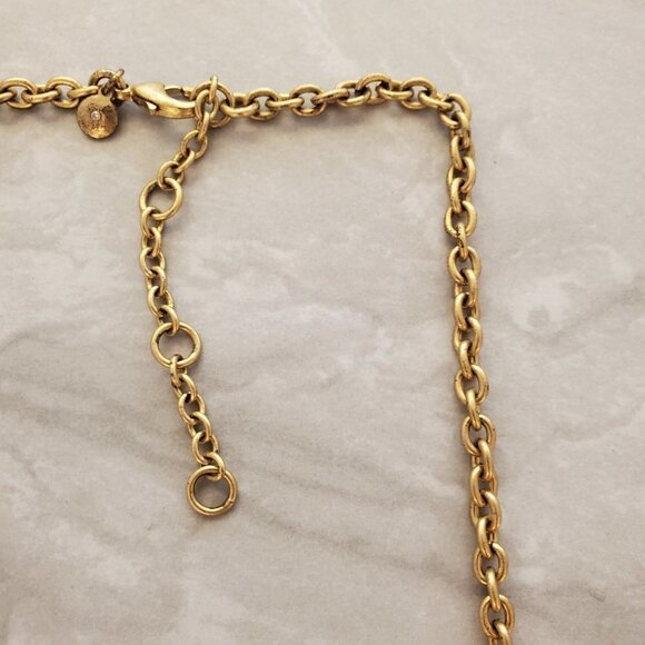 ✨ J.Crew Pink Rhinestone Crystal Cluster Stacked Statement Necklace ✨ - Picture 4 of 16